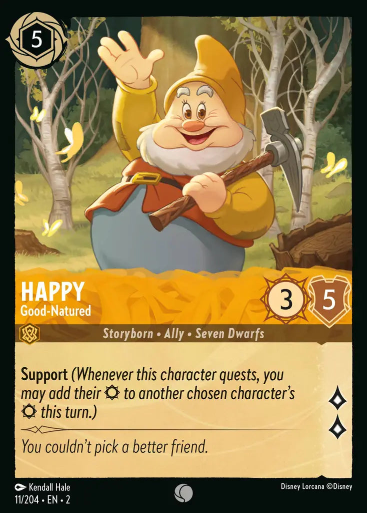 02 Rise of the Floodborn - 011/204 - Happy - Good-Natured - FOIL