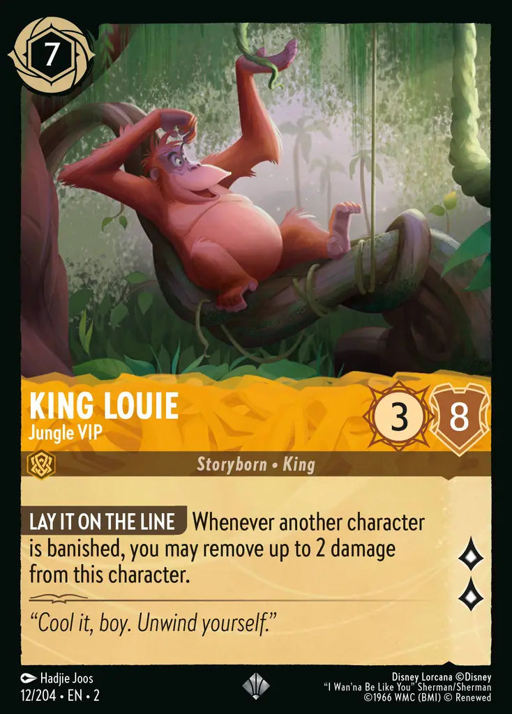 02 Rise of the Floodborn - 012/204 - King Louie - Jungle VIP - FOIL