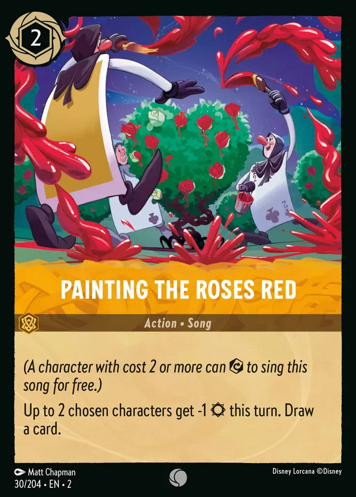 02 Rise of the Floodborn - 030/204 - Painting the Roses Red - FOIL