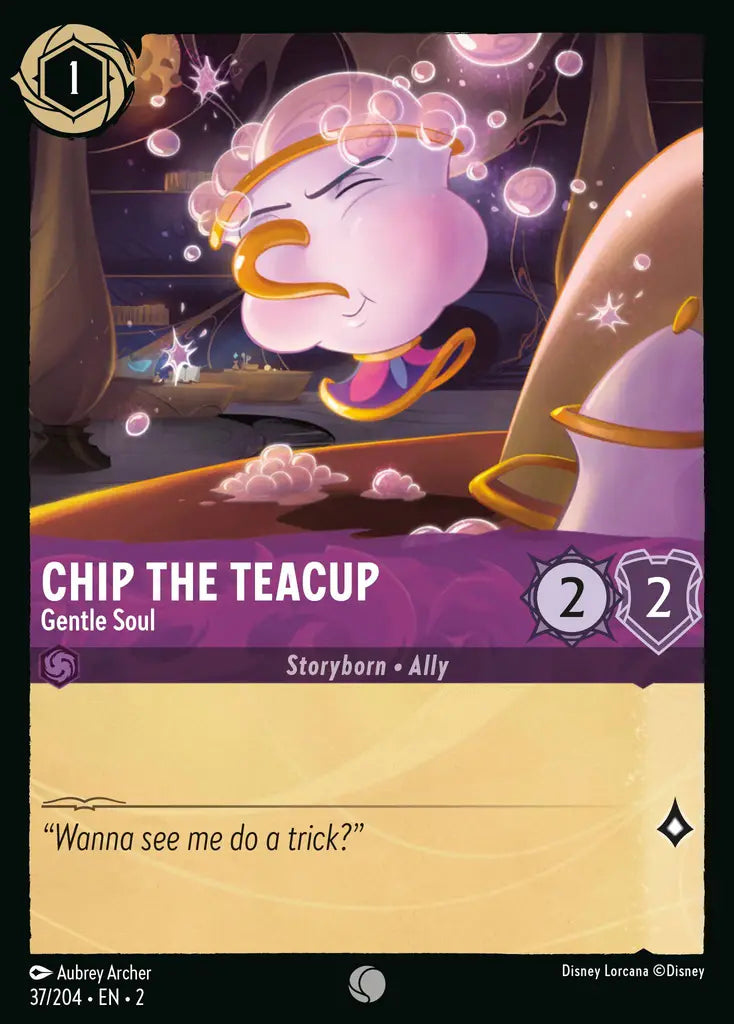 02 Rise of the Floodborn - 037/204 - Chip The Teacup - Gentle Soul - FOIL