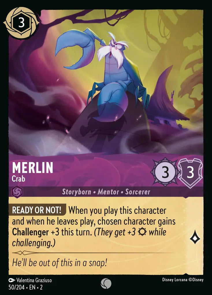 02 Rise of the Floodborn - 050/204 - Merlin - Crab - FOIL