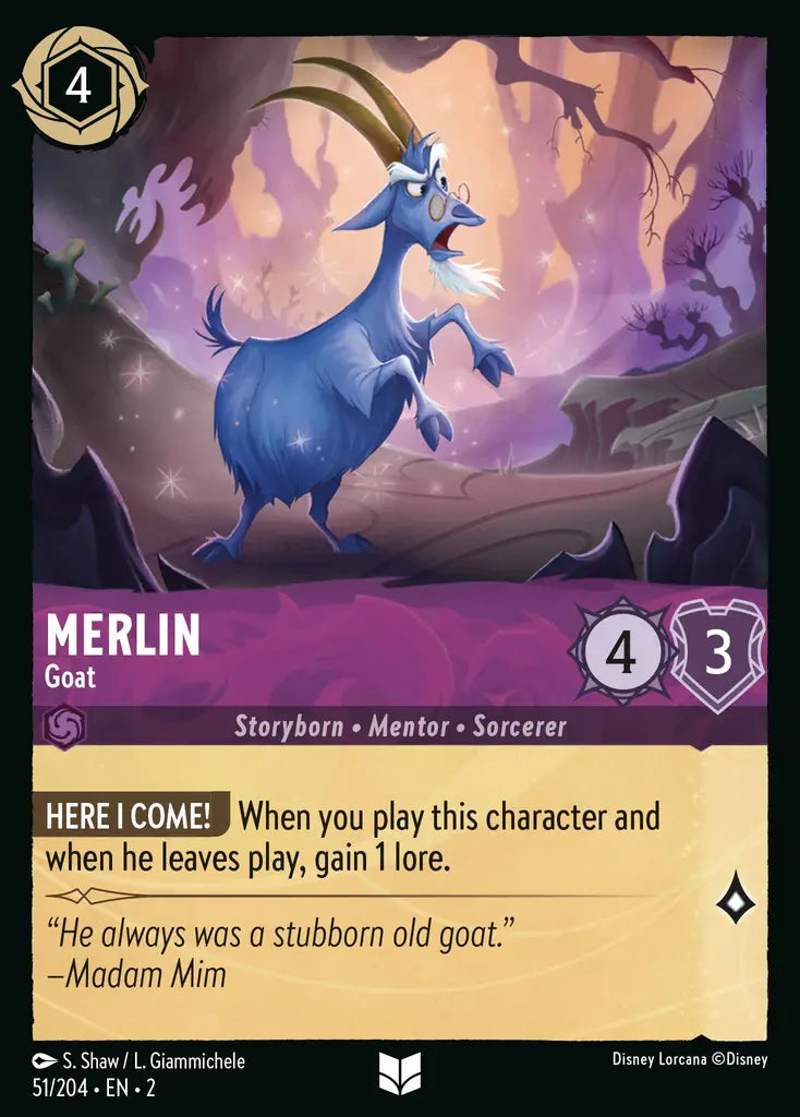 02 Rise of the Floodborn - 051/204 - Merlin - Goat - FOIL
