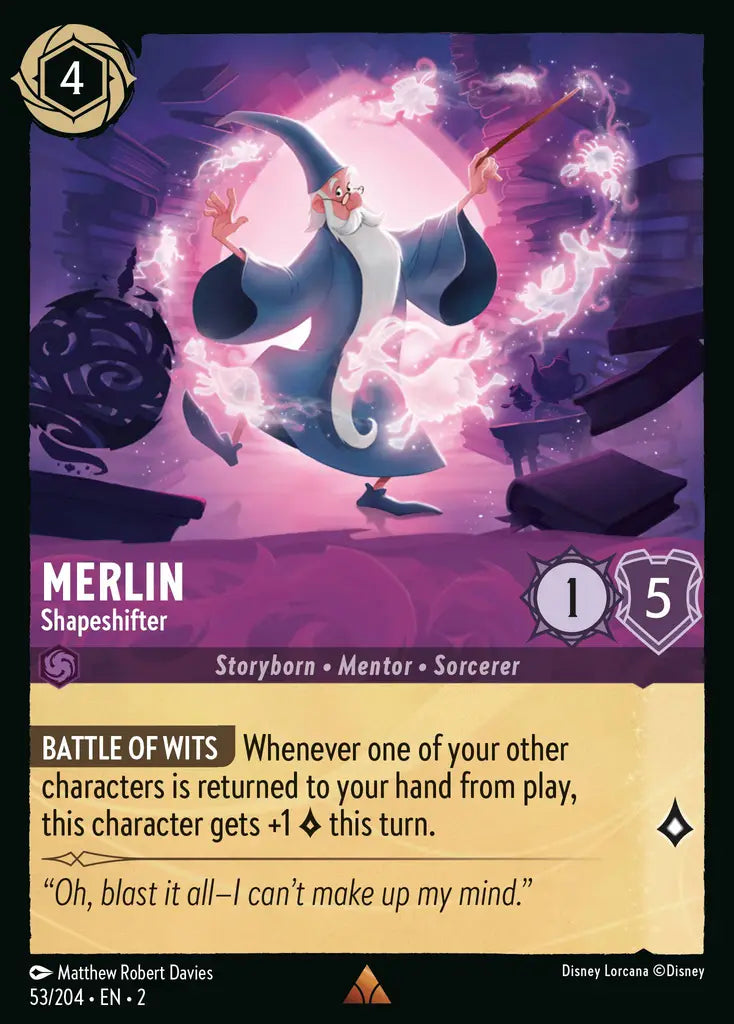 02 Rise of the Floodborn - 053/204 - Merlin - Shapeshifter - FOIL