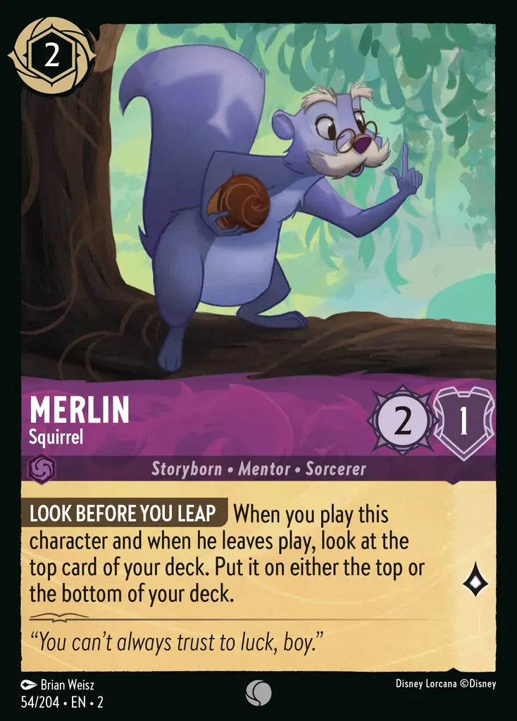 02 Rise of the Floodborn - 054/204 - Merlin - Squirrel - FOIL