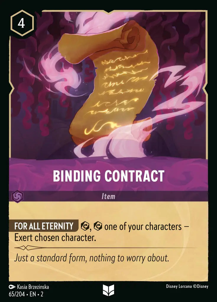 02 Rise of the Floodborn - 065/204 - Binding Contract - FOIL