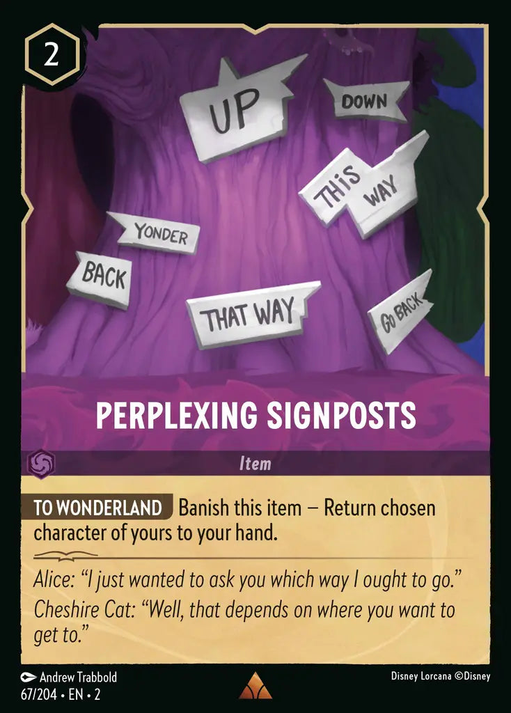 02 Rise of the Floodborn - 067/204 - Perplexing Signposts - FOIL