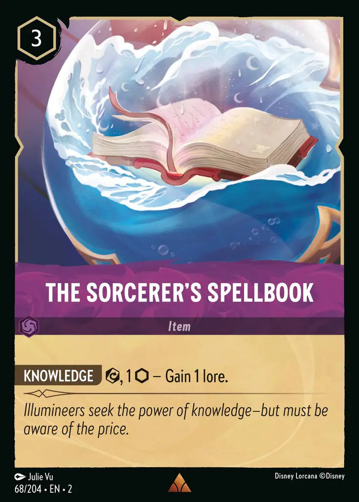 02 Rise of the Floodborn - 068/204 - The Sorcerer's Spellbook - FOIL