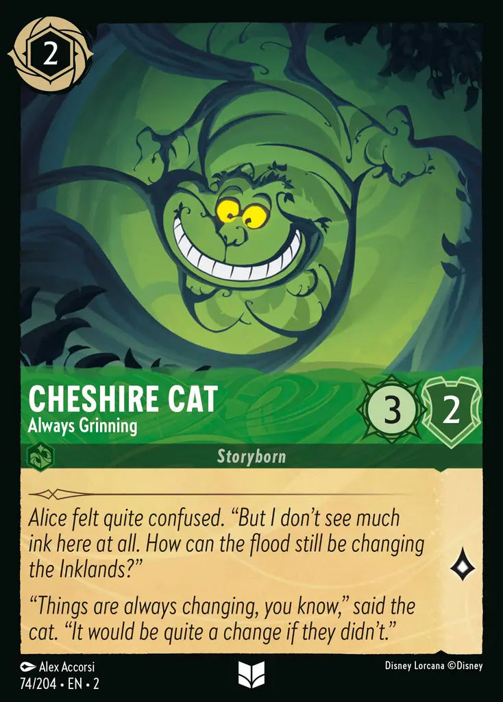 02 Rise of the Floodborn - 074/204 - Cheshire Cat - Always Grinning - FOIL