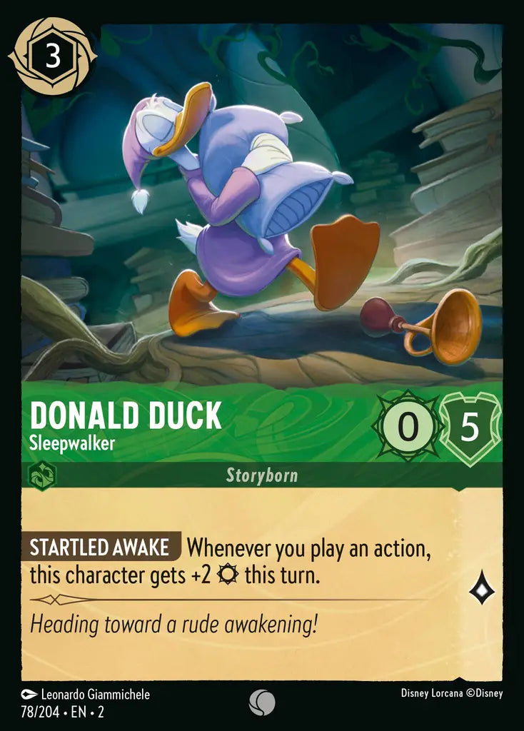 02 Rise of the Floodborn - 078/204 - Donald Duck - Sleepwalker - FOIL