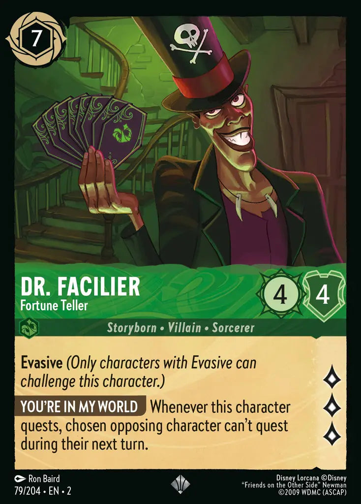 02 Rise of the Floodborn - 079/204 - Dr. Facilier - Fortune Teller - FOIL
