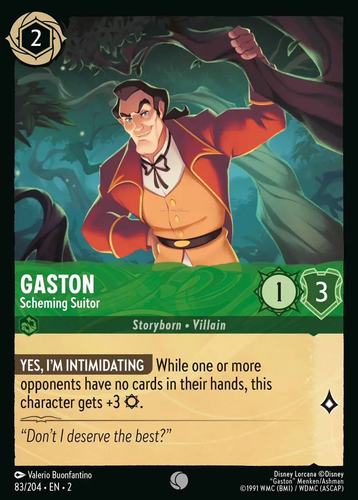 02 Rise of the Floodborn - 083/204 - Gaston - Scheming Suitor - FOIL