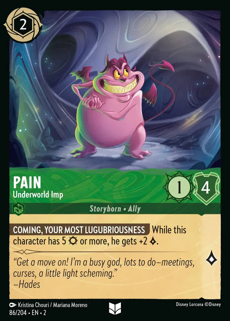 02 Rise of the Floodborn - 086/204 - Pain - Underworld Imp - FOIL