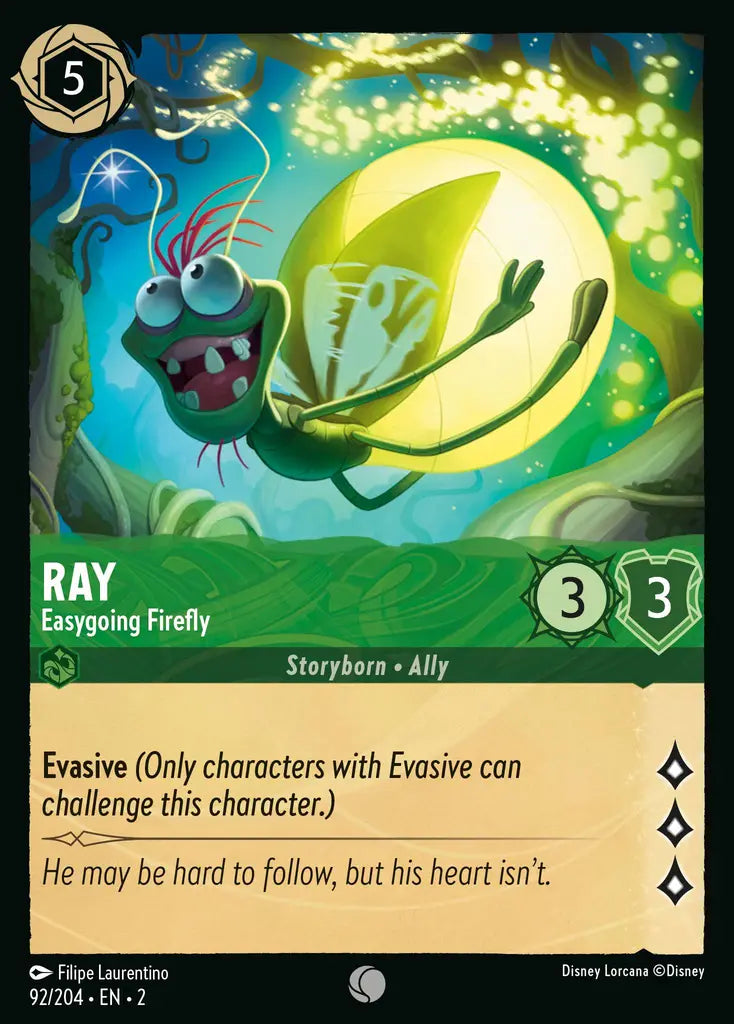 02 Rise of the Floodborn - 092/204 - Ray - Easygoing Firefly - FOIL