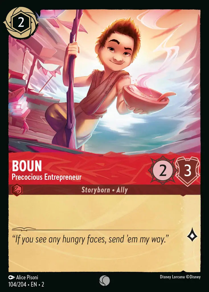 02 Rise of the Floodborn - 104/204 - Boun - Precocious Entrepreneur - FOIL