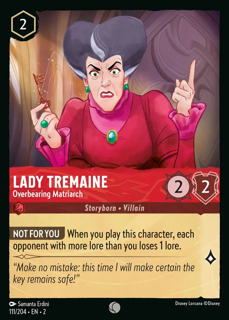 02 Rise of the Floodborn - 111/204 - Lady Tremaine - Overbearing Matriarch - FOIL