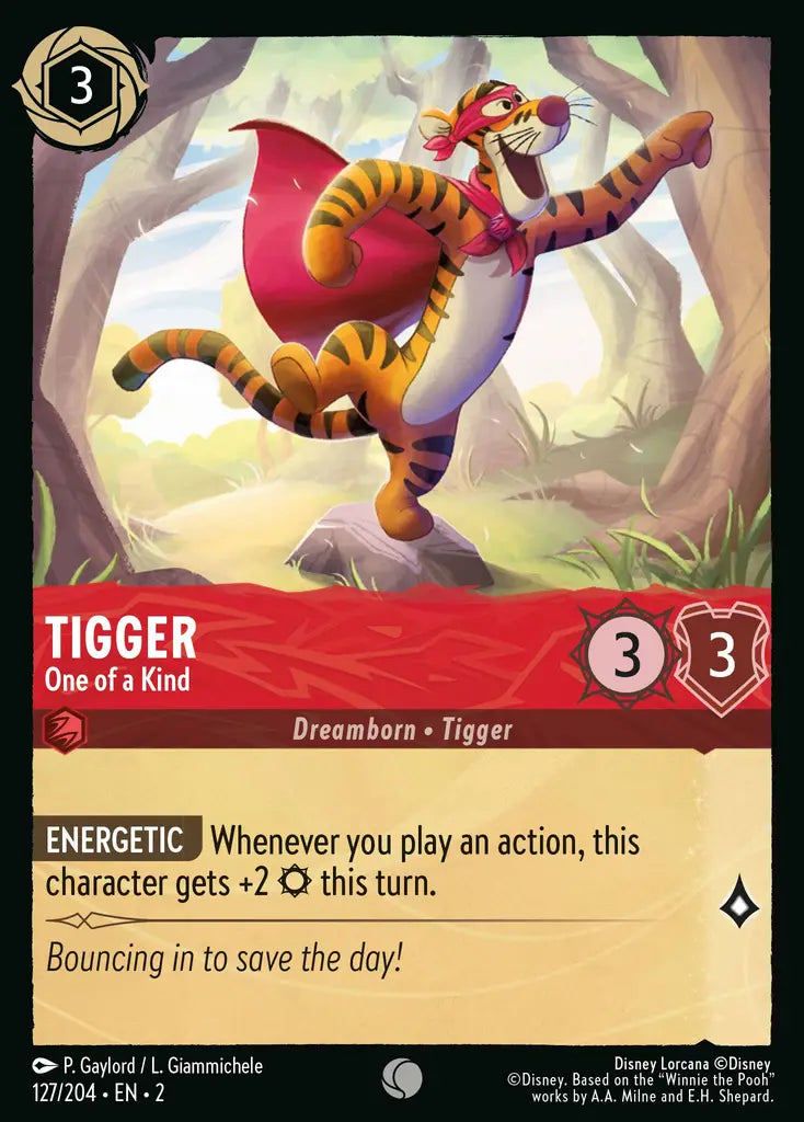 02 Rise of the Floodborn - 127/204 - Tigger - One Of A Kind - FOIL