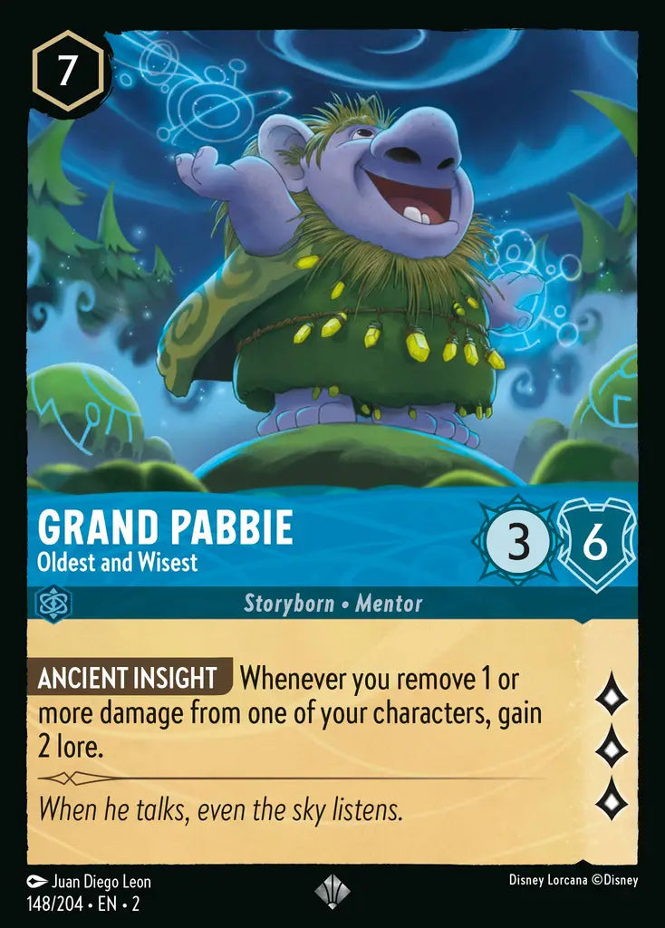 02 Rise of the Floodborn - 148/204 - Grand Pabbie - Oldest And Wisest - FOIL