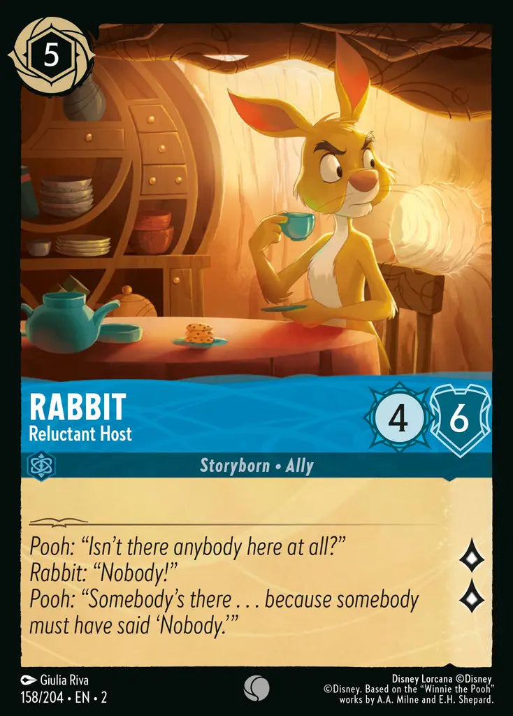 02 Rise of the Floodborn - 158/204 - Rabbit - Reluctant Host - FOIL