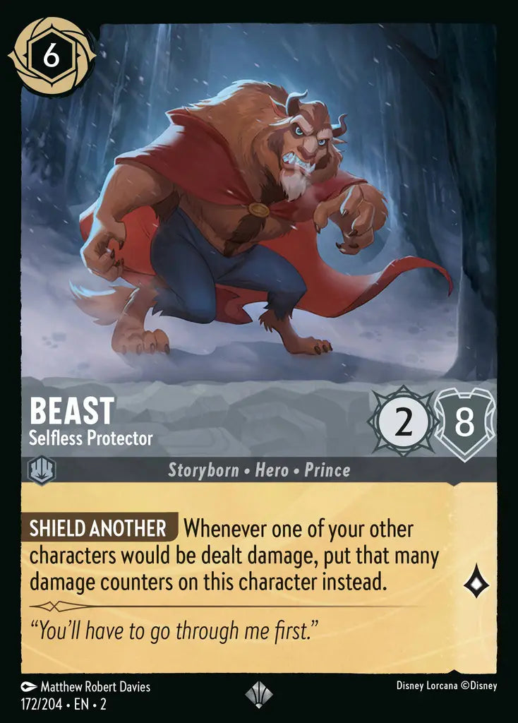 02 Rise of the Floodborn - 172/204 - Beast - Selfless Protector - FOIL