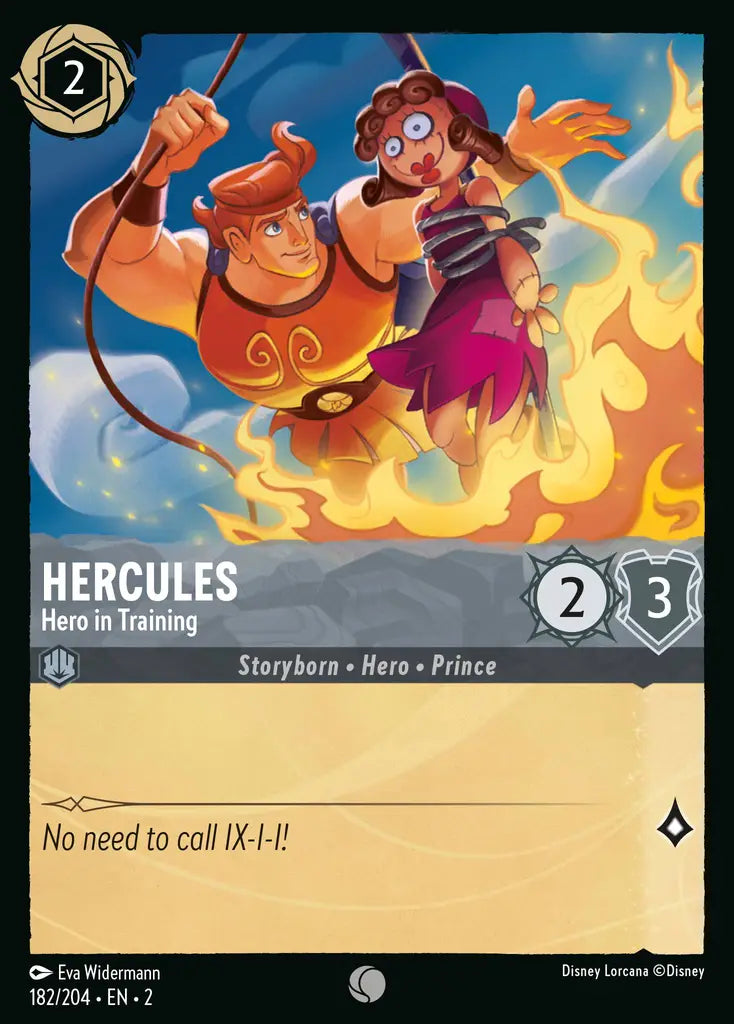 02 Rise of the Floodborn - 182/204 - Hercules - Hero In Training - FOIL