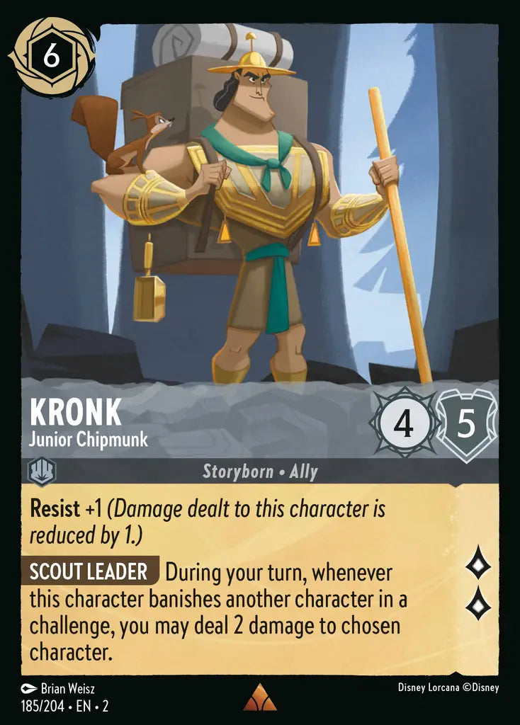 02 Rise of the Floodborn - 185/204 - Kronk - Junior Chipmunk - NON FOIL