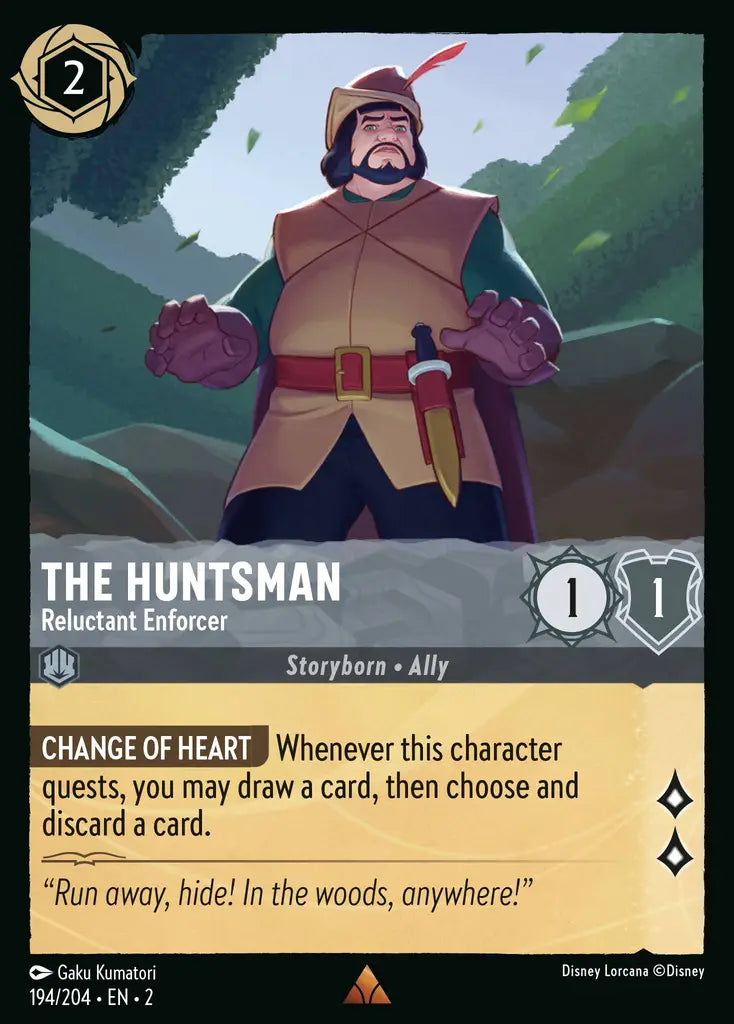 02 Rise of the Floodborn - 194/204 - The Huntsman - Reluctant Enforcer - FOIL