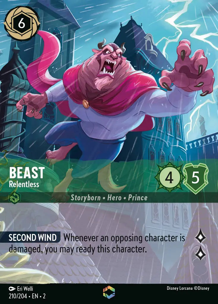 02 Rise of the Floodborn - 210/204 - Beast - Relentless - FOIL
