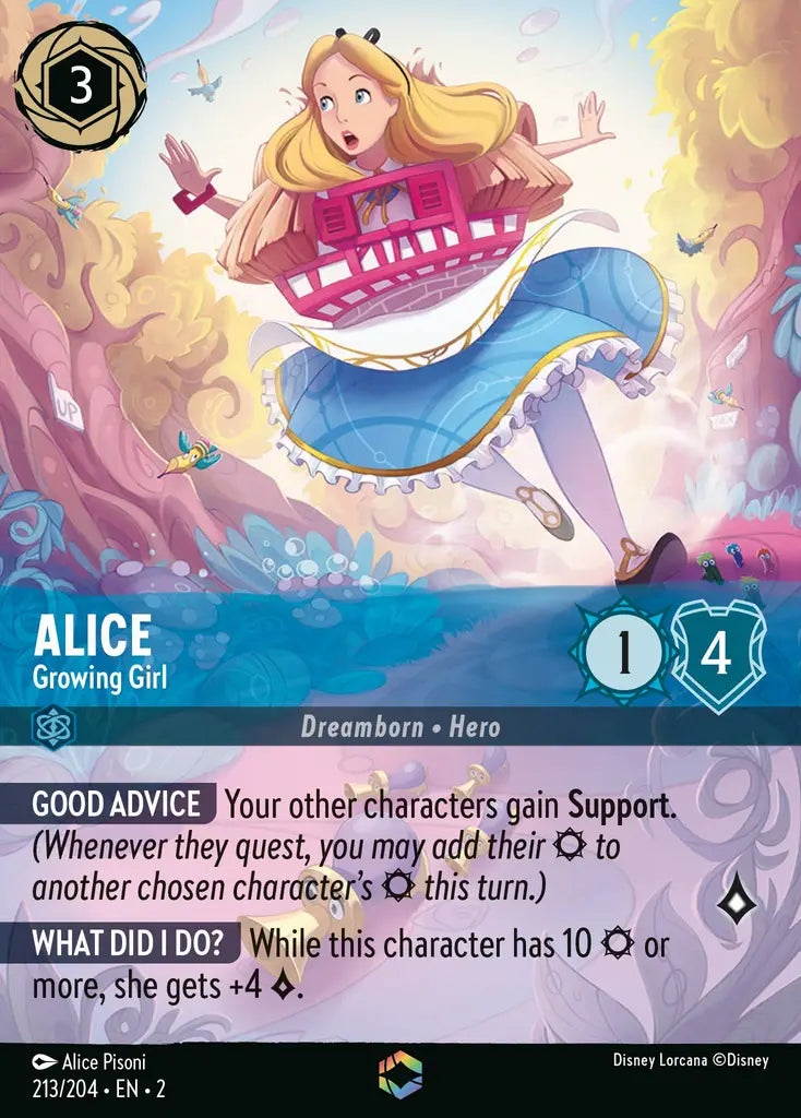 02 Rise of the Floodborn - 213/204 - Alice - Growing Girl - FOIL