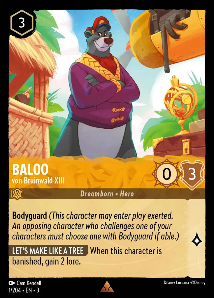 03 Into the Inklands - 001/204 - Baloo - von Bruinwald XIII - FOIL