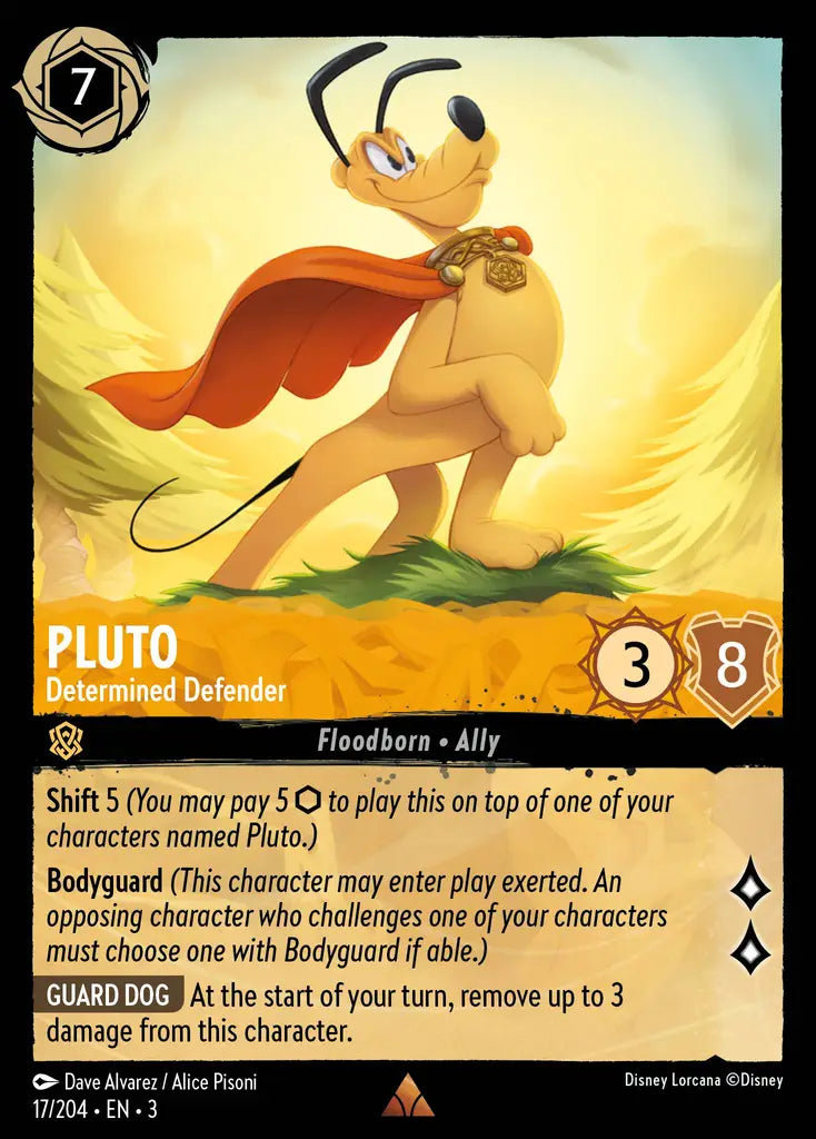 03 Into the Inklands - 017/204 - Pluto - Determined Defender - FOIL