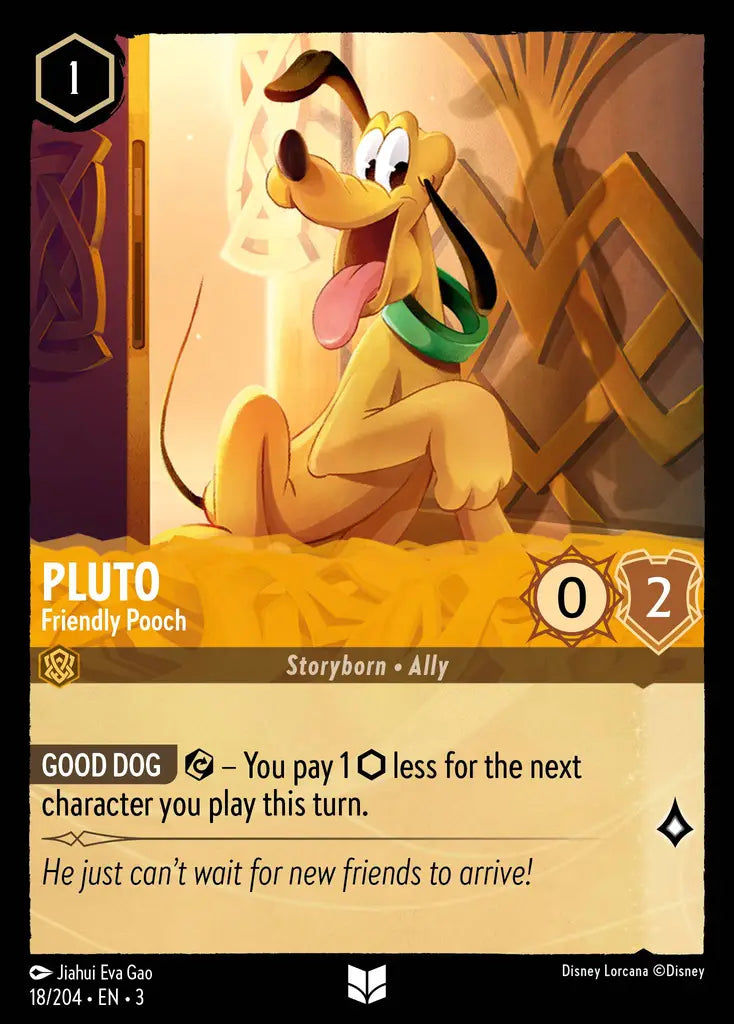 03 Into the Inklands - 018/204 - Pluto - Friendly Pooch - FOIL