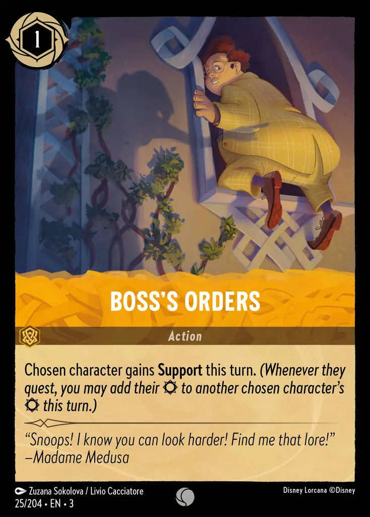 03 Into the Inklands - 025/204 - Boss's Orders - FOIL
