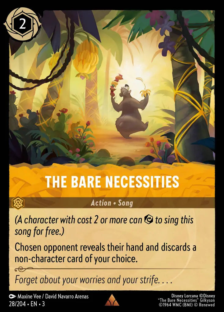 03 Into the Inklands - 028/204 - The Bare Necessities - FOIL