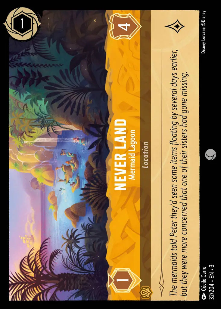 03 Into the Inklands - 032/204 - Never Land - Mermaid Lagoon - FOIL