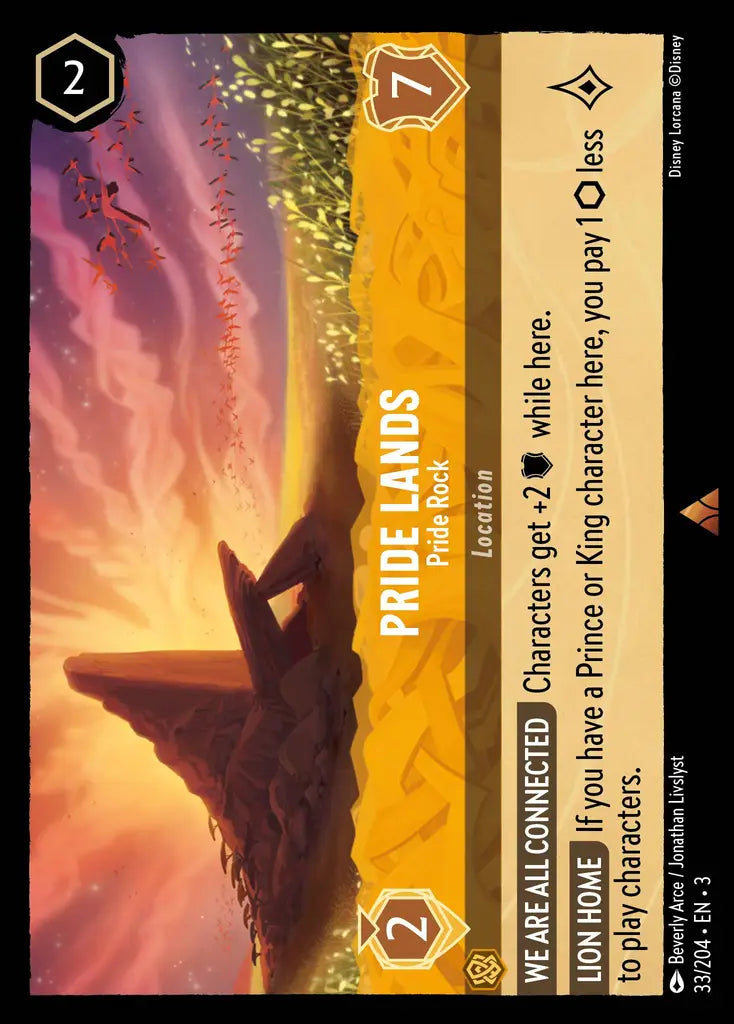 03 Into the Inklands - 033/204 - Pride Lands - Pride Rock - FOIL