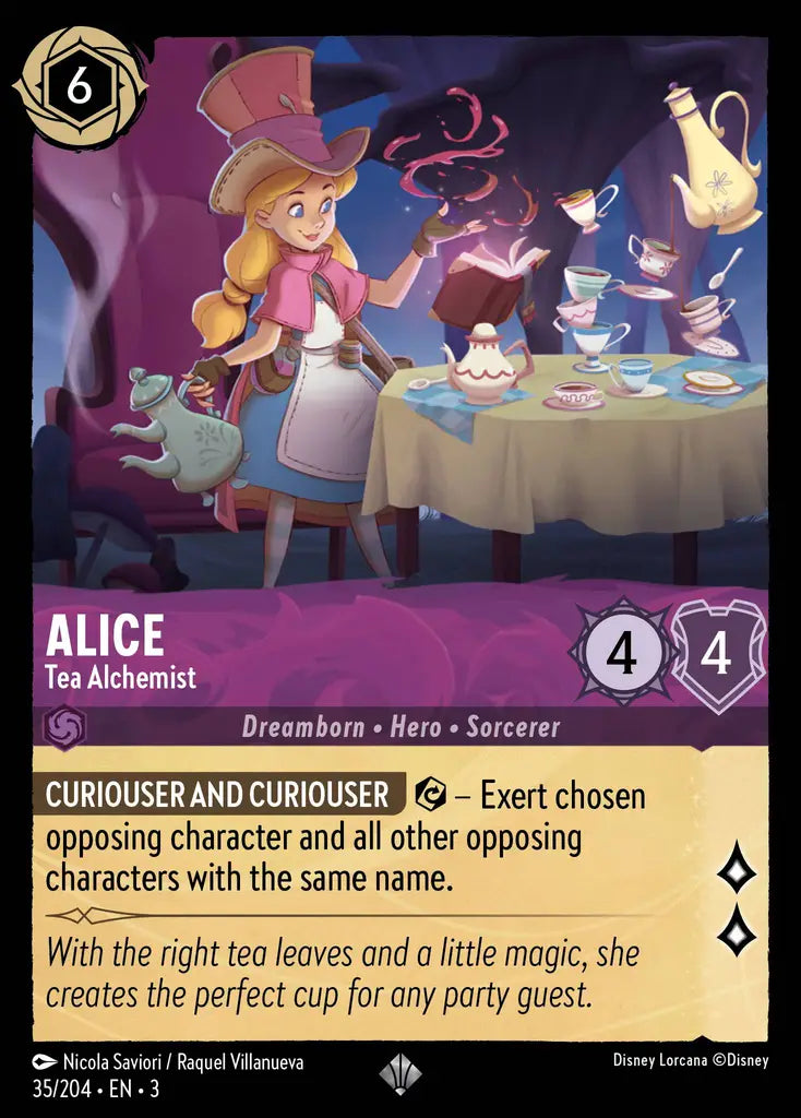 03 Into the Inklands - 035/204 - Alice - Tea Alchemist - FOIL