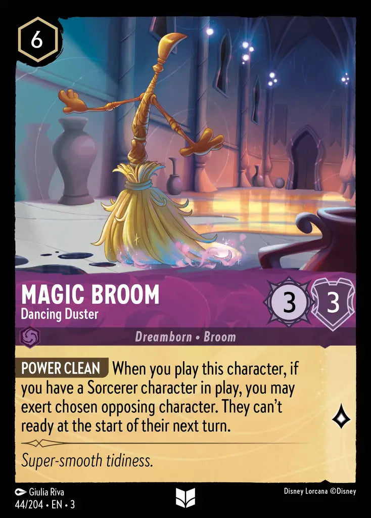 03 Into the Inklands - 044/204 - Magic Broom - Dancing Duster - FOIL