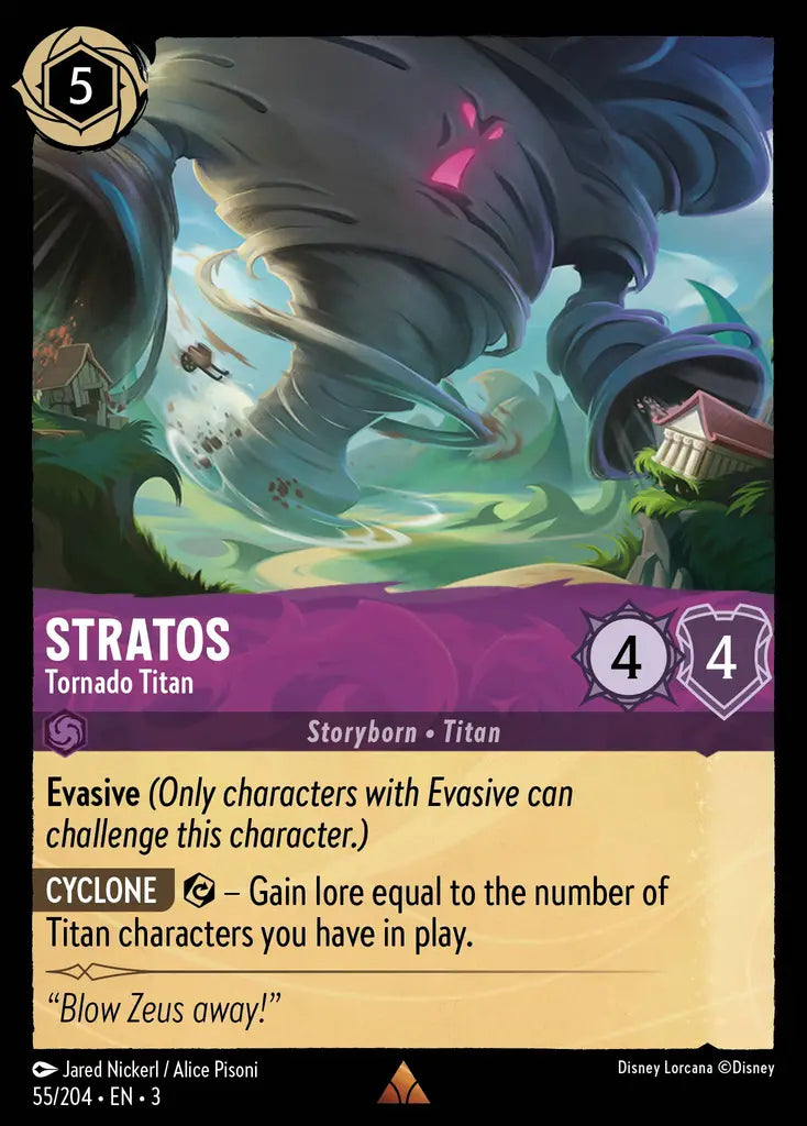 03 Into the Inklands - 055/204 - Stratos - Tornado Titan - FOIL