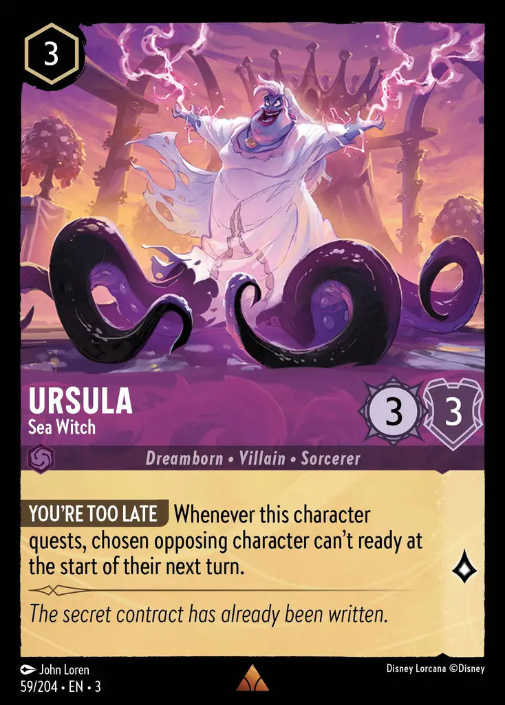 03 Into the Inklands - 059/204 - Ursula - Sea Witch - NON FOIL