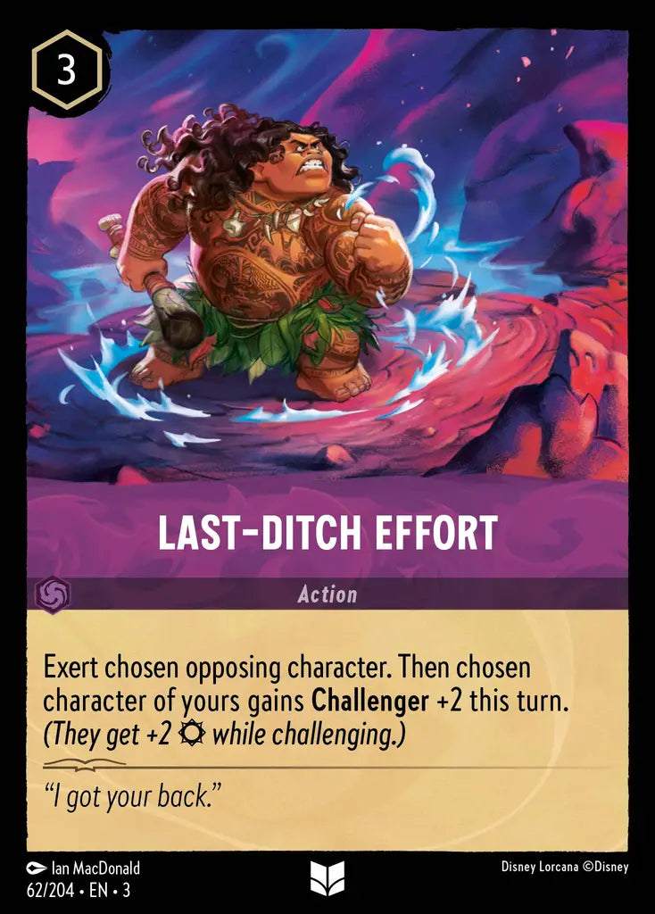 03 Into the Inklands - 062/204 - Last-Ditch Effort - FOIL