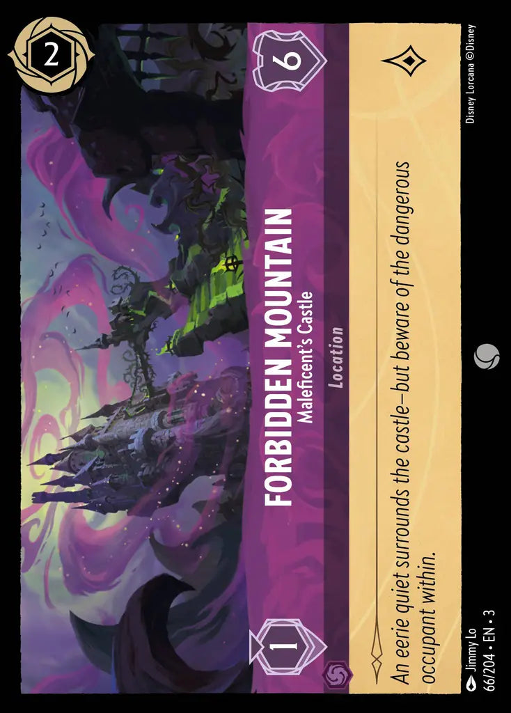 03 Into the Inklands - 066/204 - Forbidden Mountain - Maleficent's Castle - FOIL