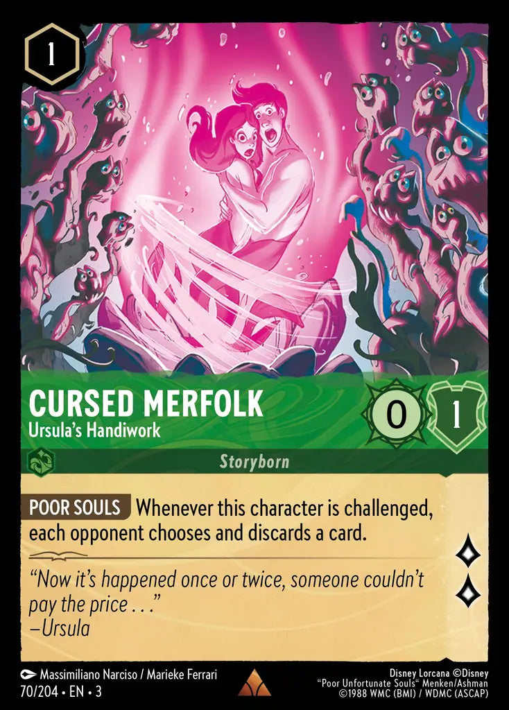 03 Into the Inklands - 070/204 - Cursed Merfolk - Ursula's Handiwork - FOIL