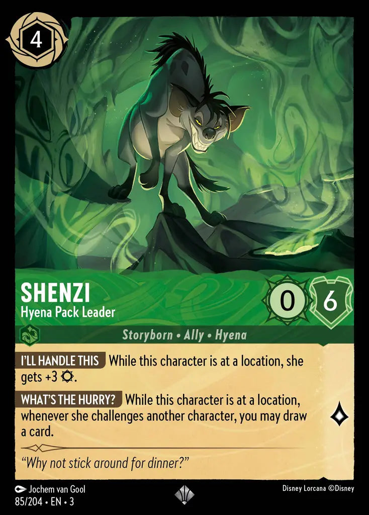 03 Into the Inklands - 085/204 - Shenzi - Hyena Pack Leader - NON FOIL