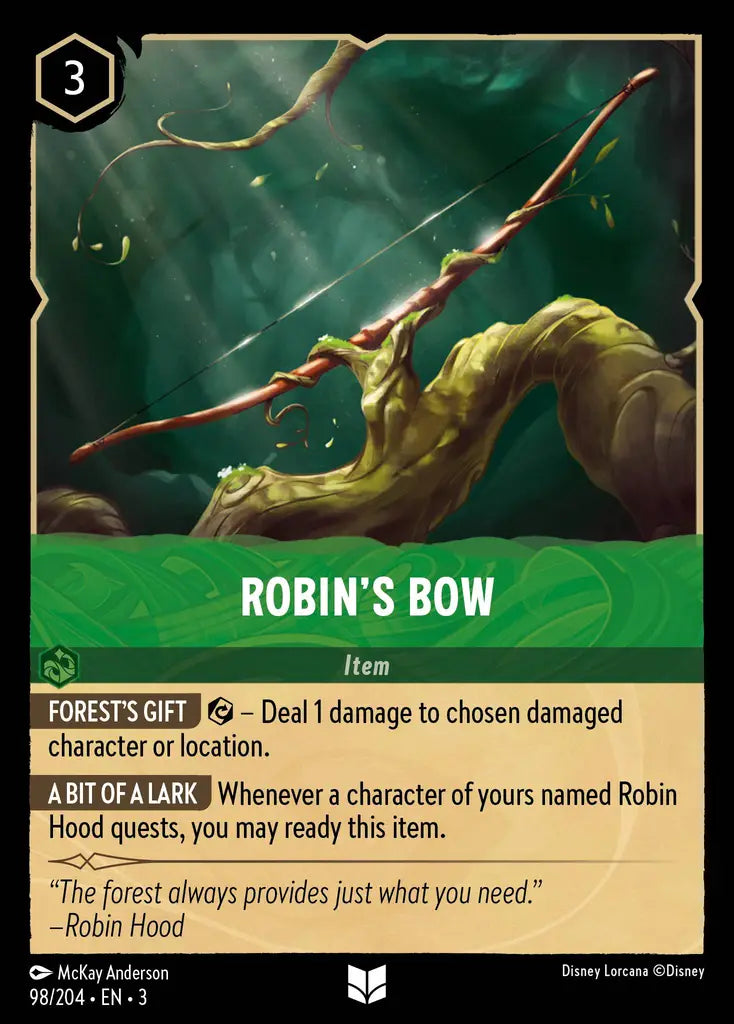 03 Into the Inklands - 098/204 - Robin's Bow - FOIL