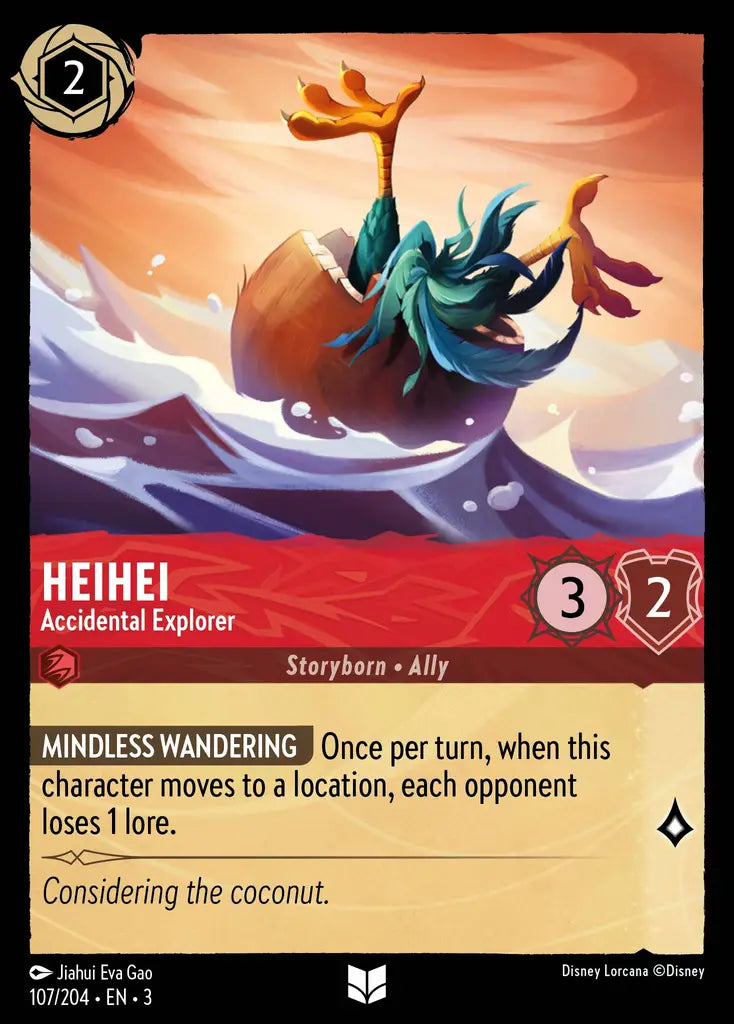 03 Into the Inklands - 107/204 - HeiHei - Accidental Explorer - FOIL
