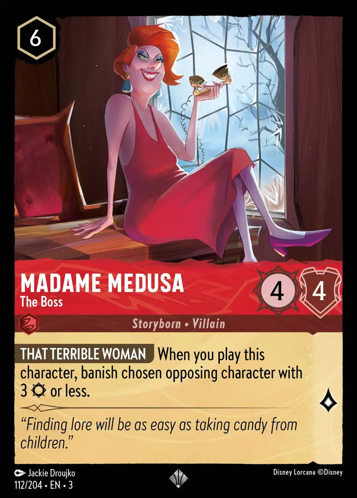 03 Into the Inklands - 112/204 - Madame Medusa - The Boss - FOIL