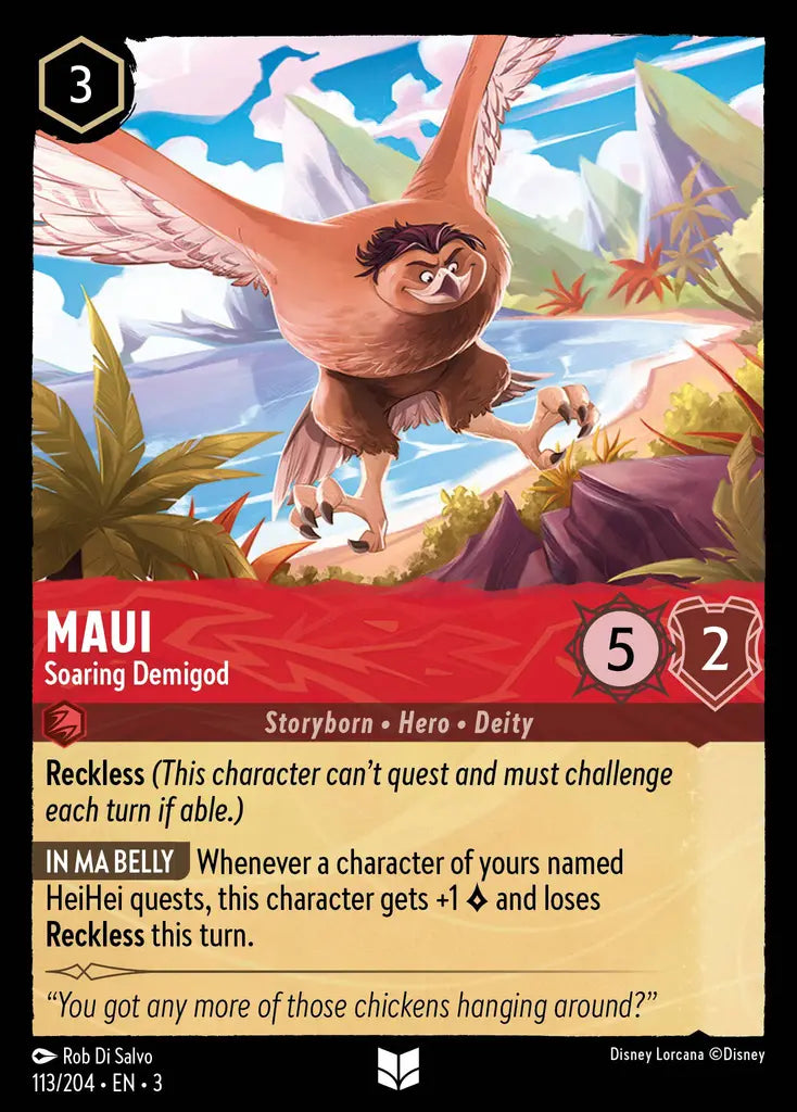 03 Into the Inklands - 113/204 - Maui - Soaring Demigod - FOIL