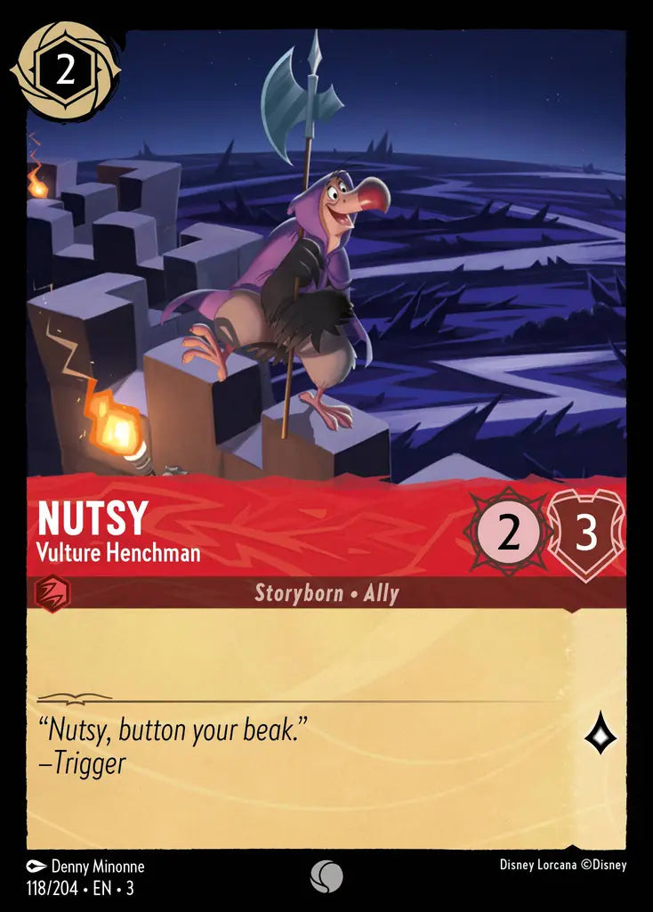 03 Into the Inklands - 118/204 - Nutsy - Vulture Henchman - FOIL