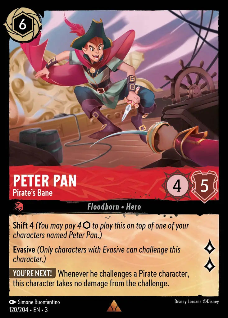 03 Into the Inklands - 120/204 - Peter Pan - Pirate's Bane - FOIL