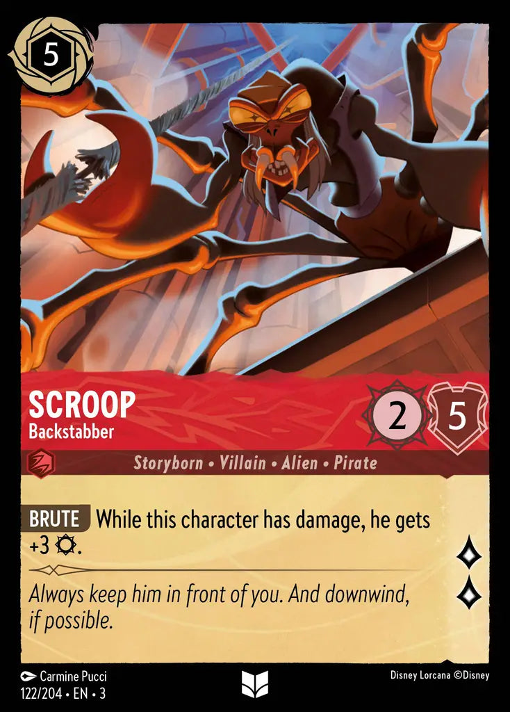 03 Into the Inklands - 122/204 - Scroop - Backstabber - FOIL